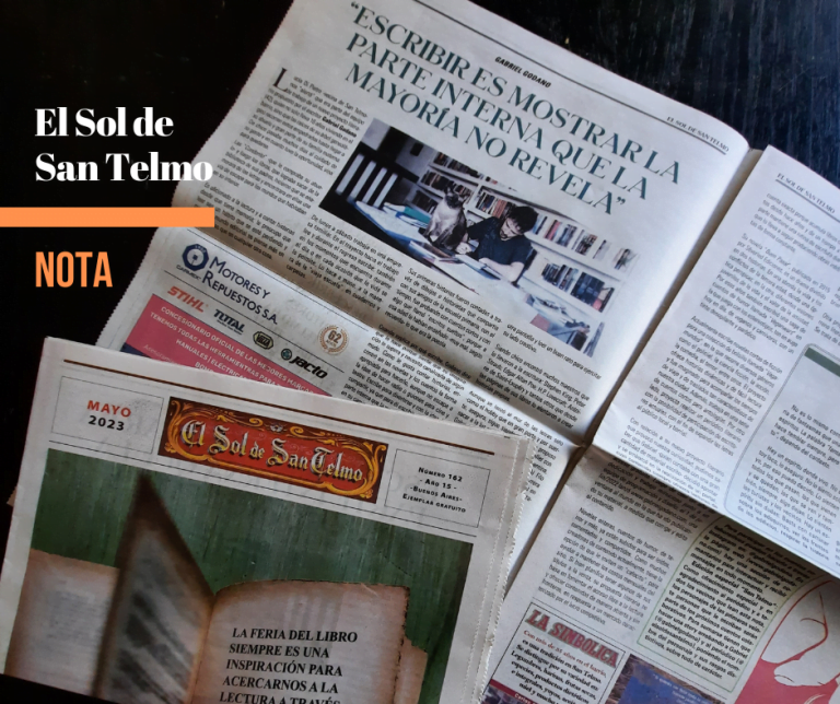Nota en el periódico «El Sol de San Telmo»